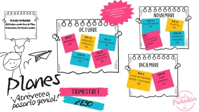 Planificación de actividades 1er trimestre 2025, 1º ESO