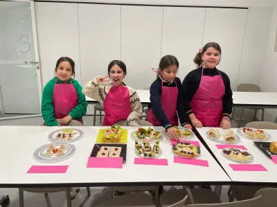 Grupo de 4 chicas en masterchef