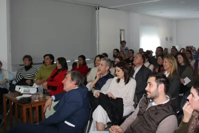 Gente en una conferencia
