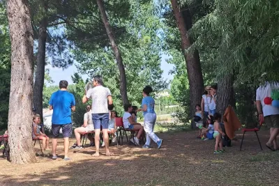 Familias en el campo