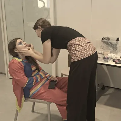 El Gran Showman, backstage.