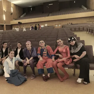 El Gran Showman, backstage.