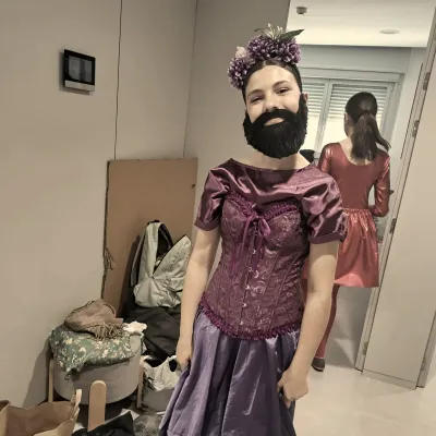 El Gran Showman, backstage.