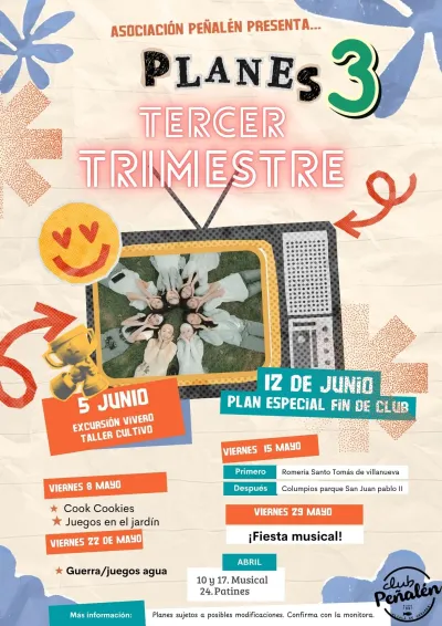 Planificación de actividades 3er trimestre 25-26, ESO